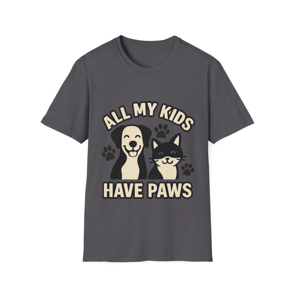 All My Kids Have Paws Shirt, Pet Mom T-Shirt, Dog Mom Cat Mom Gift, Fur Mama Tee, Pet Parent Shirt, Mothers Day Gift for Dog Lover