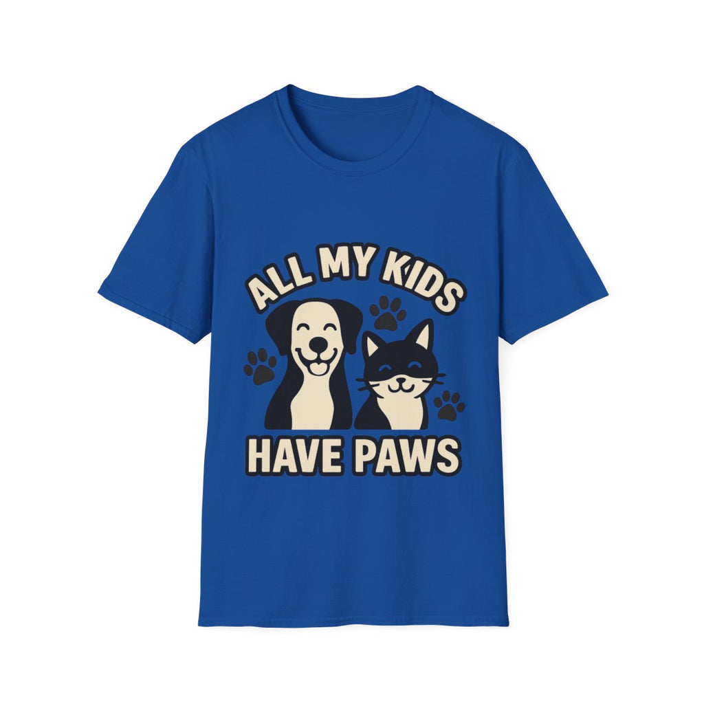 All My Kids Have Paws Shirt, Pet Mom T-Shirt, Dog Mom Cat Mom Gift, Fur Mama Tee, Pet Parent Shirt, Mothers Day Gift for Dog Lover