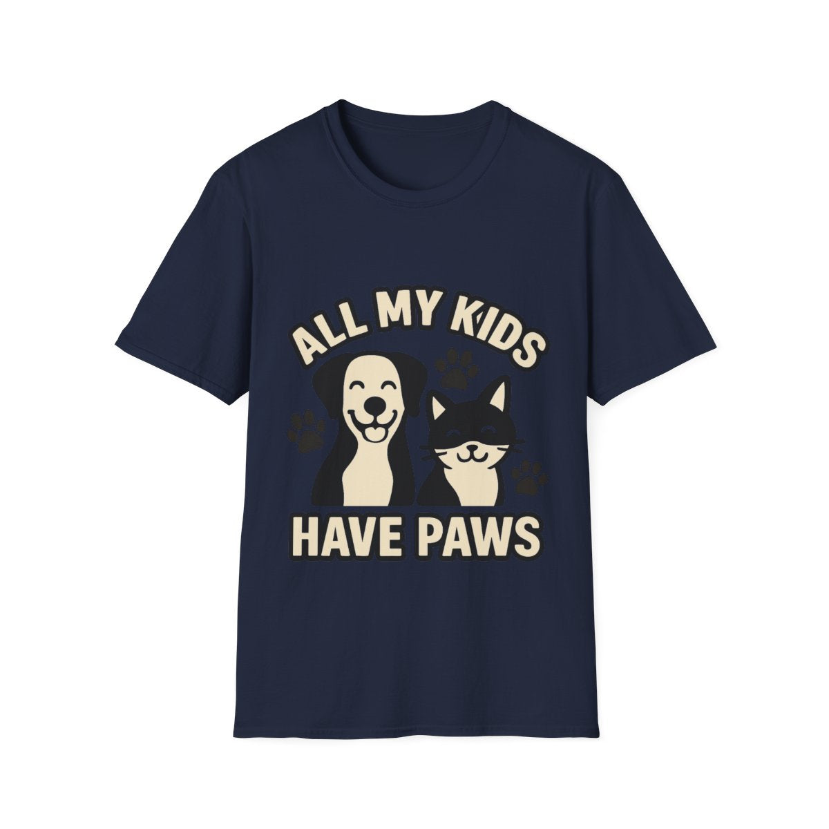 All My Kids Have Paws Shirt, Pet Mom T-Shirt, Dog Mom Cat Mom Gift, Fur Mama Tee, Pet Parent Shirt, Mothers Day Gift for Dog Lover