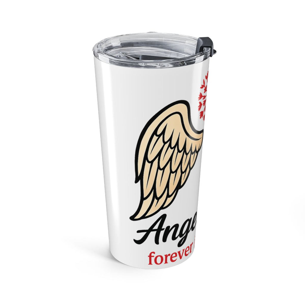 Angel Baby Memorial Tumbler, Infant Loss Gift, Pregnancy Loss, Dandelion Angel Wings, Remembrance Tumbler for Grieving Mother