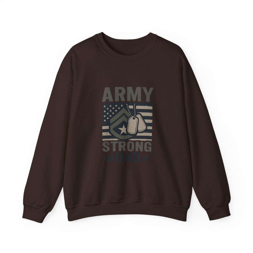 Army Strong Dad Sweatshirt, Military Father's Day Gift, Active Duty Dad Shirt, Army Dad Appreciation, Patriotic Military Family