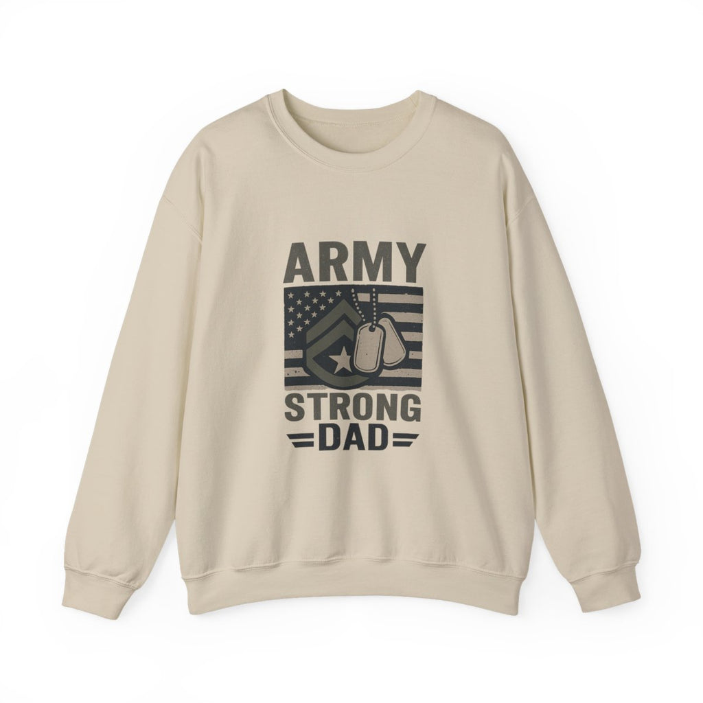 Army Strong Dad Sweatshirt, Military Father's Day Gift, Active Duty Dad Shirt, Army Dad Appreciation, Patriotic Military Family