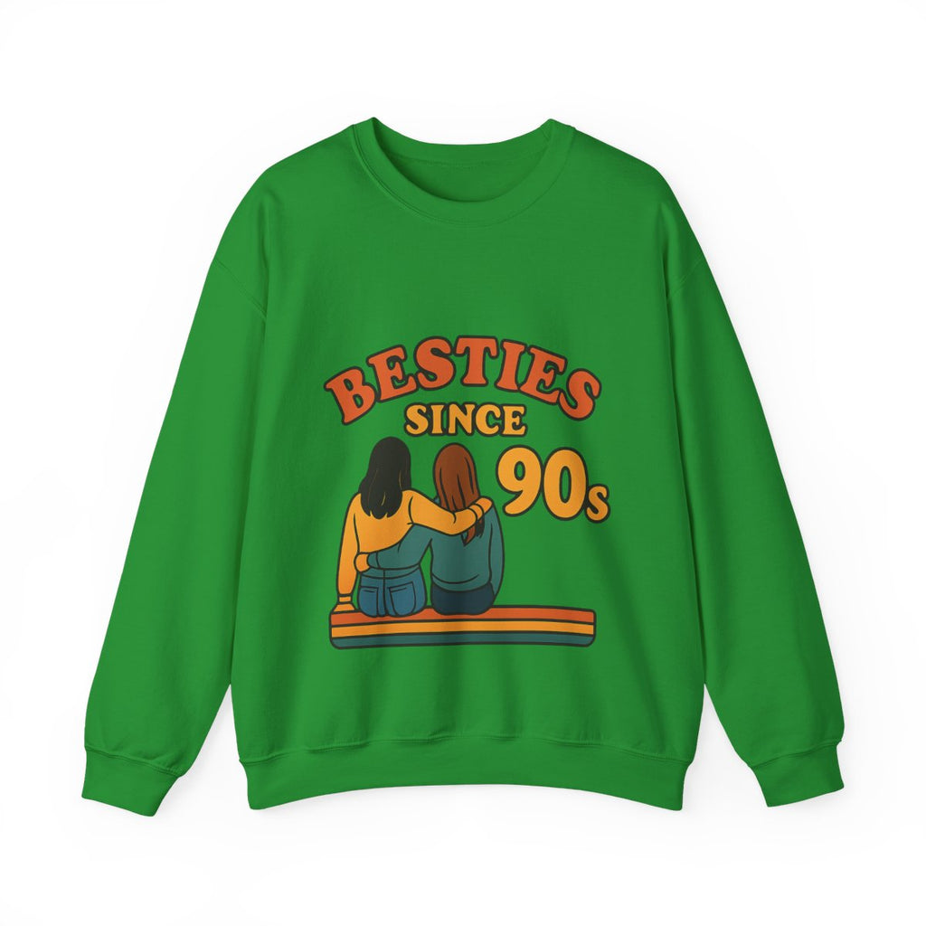 Besties Since Retro Years Sweatshirt 90s Nostalgia Best Friend Gift Friendship Anniversary Vintage Aesthetic Crewneck
