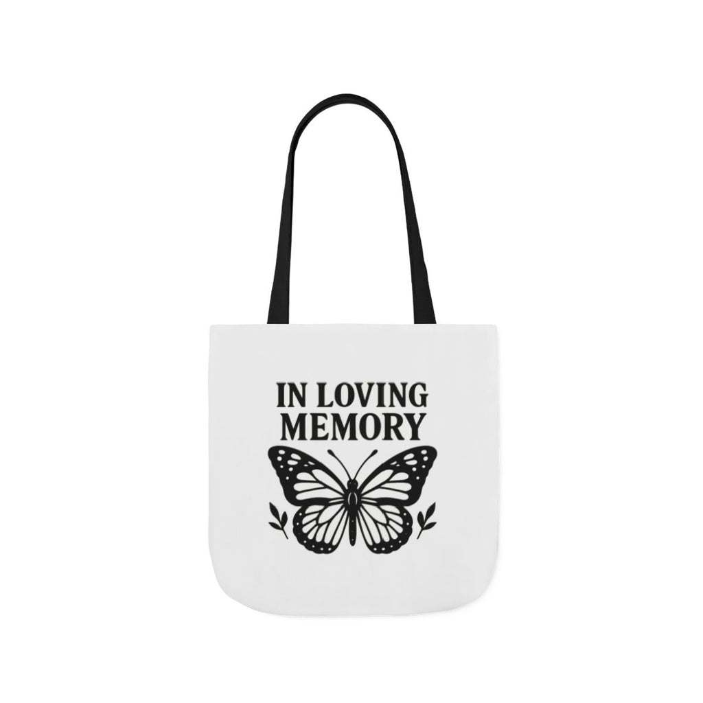 Butterfly Memorial Tote Bag, In Loving Memory Gift, Funeral Remembrance, Celebration of Life, Sympathy Gift for Loss