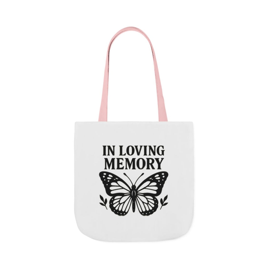 Butterfly Memorial Tote Bag, In Loving Memory Gift, Funeral Remembrance, Celebration of Life, Sympathy Gift for Loss
