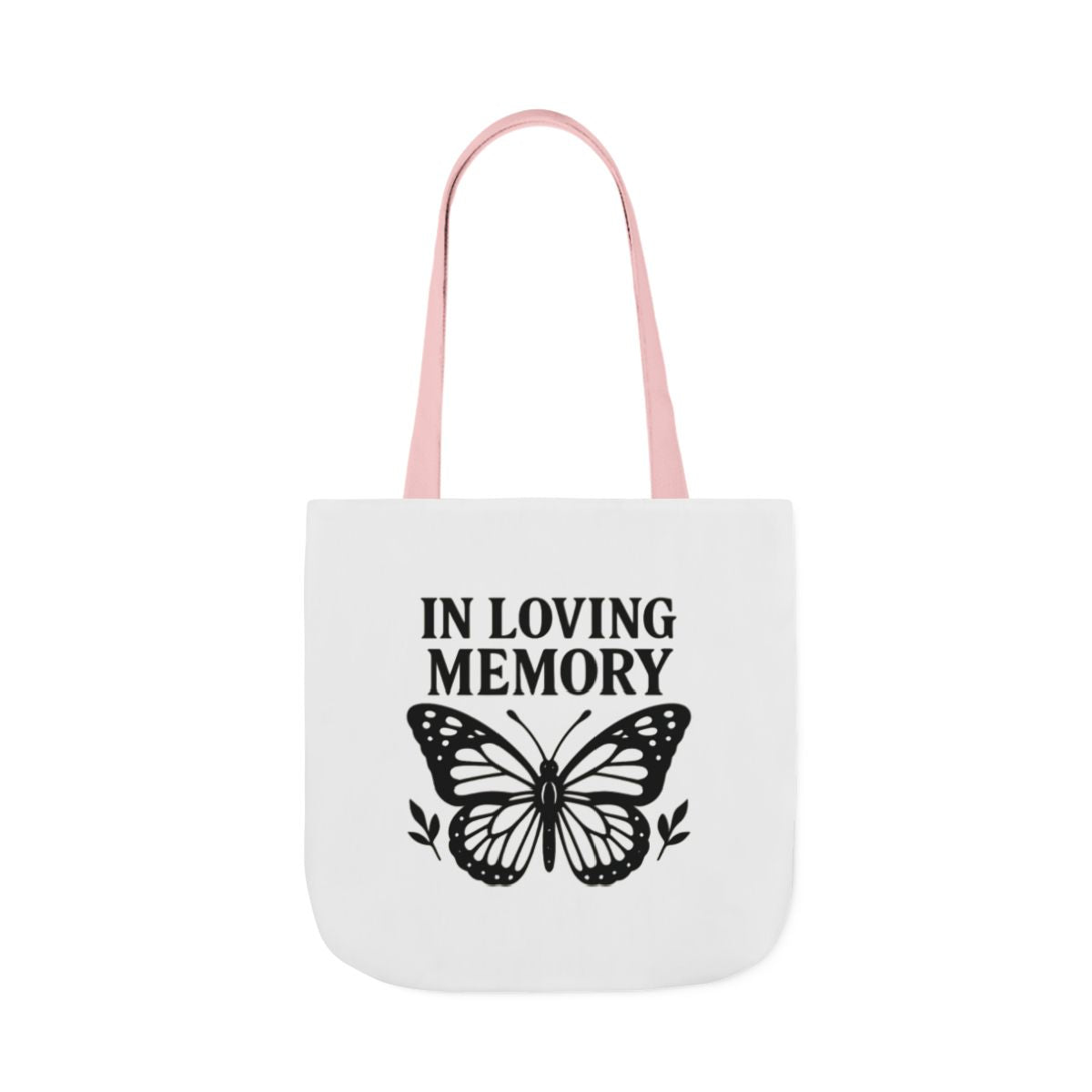 Butterfly Memorial Tote Bag, In Loving Memory Gift, Funeral Remembrance, Celebration of Life, Sympathy Gift for Loss
