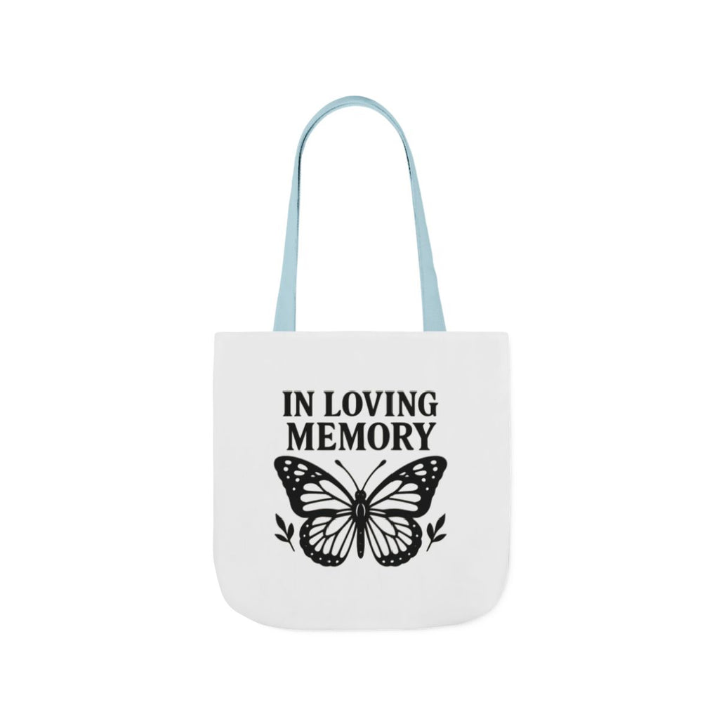 Butterfly Memorial Tote Bag, In Loving Memory Gift, Funeral Remembrance, Celebration of Life, Sympathy Gift for Loss