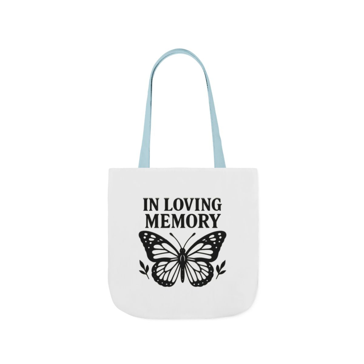 Butterfly Memorial Tote Bag, In Loving Memory Gift, Funeral Remembrance, Celebration of Life, Sympathy Gift for Loss