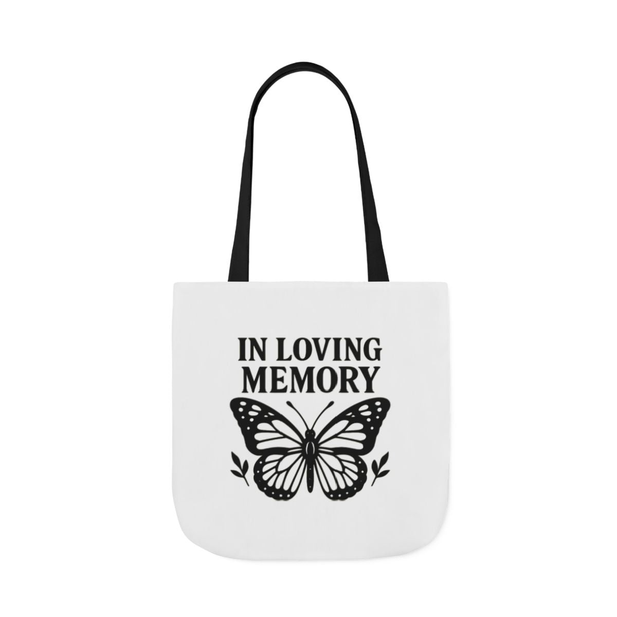 Butterfly Memorial Tote Bag, In Loving Memory Gift, Funeral Remembrance, Celebration of Life, Sympathy Gift for Loss