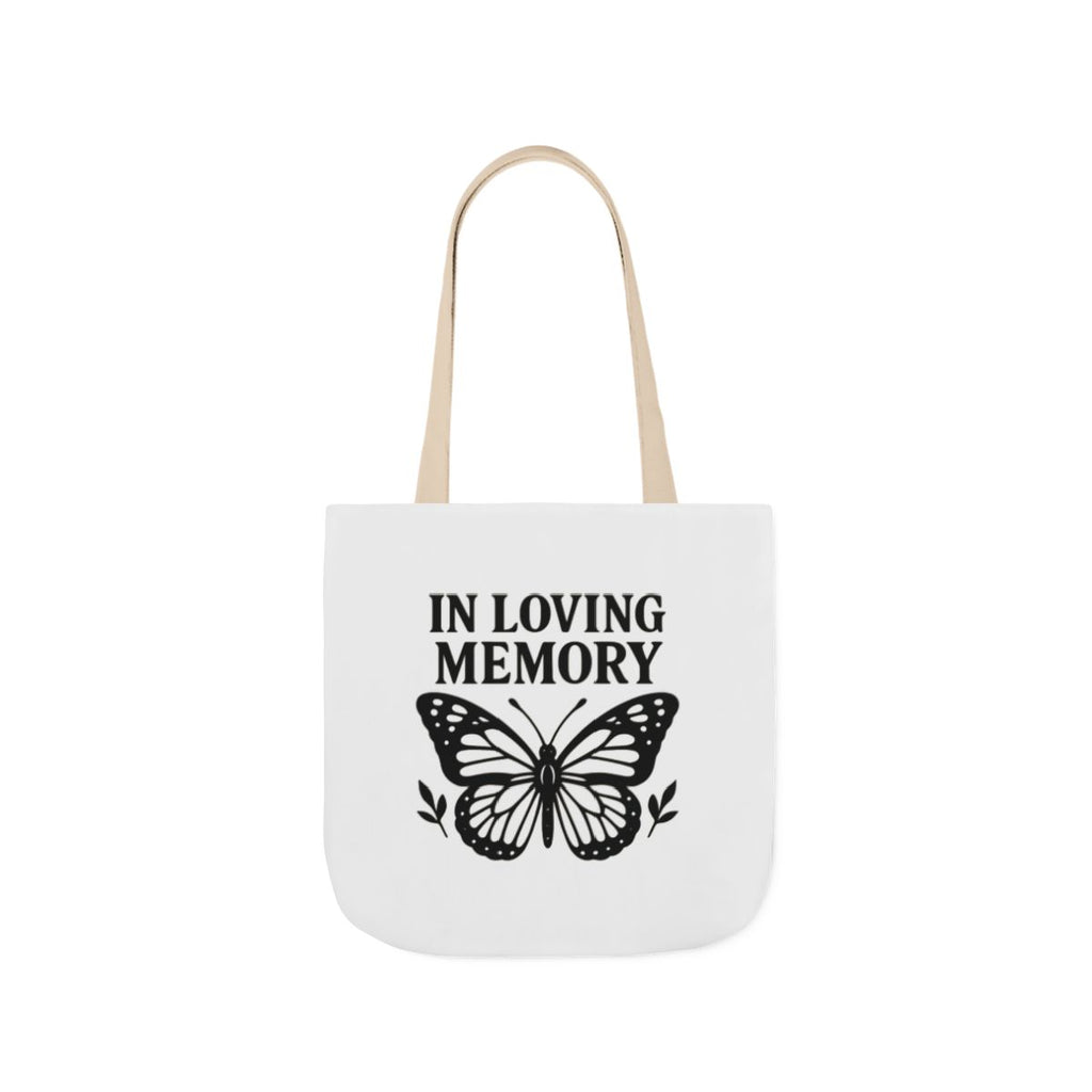 Butterfly Memorial Tote Bag, In Loving Memory Gift, Funeral Remembrance, Celebration of Life, Sympathy Gift for Loss