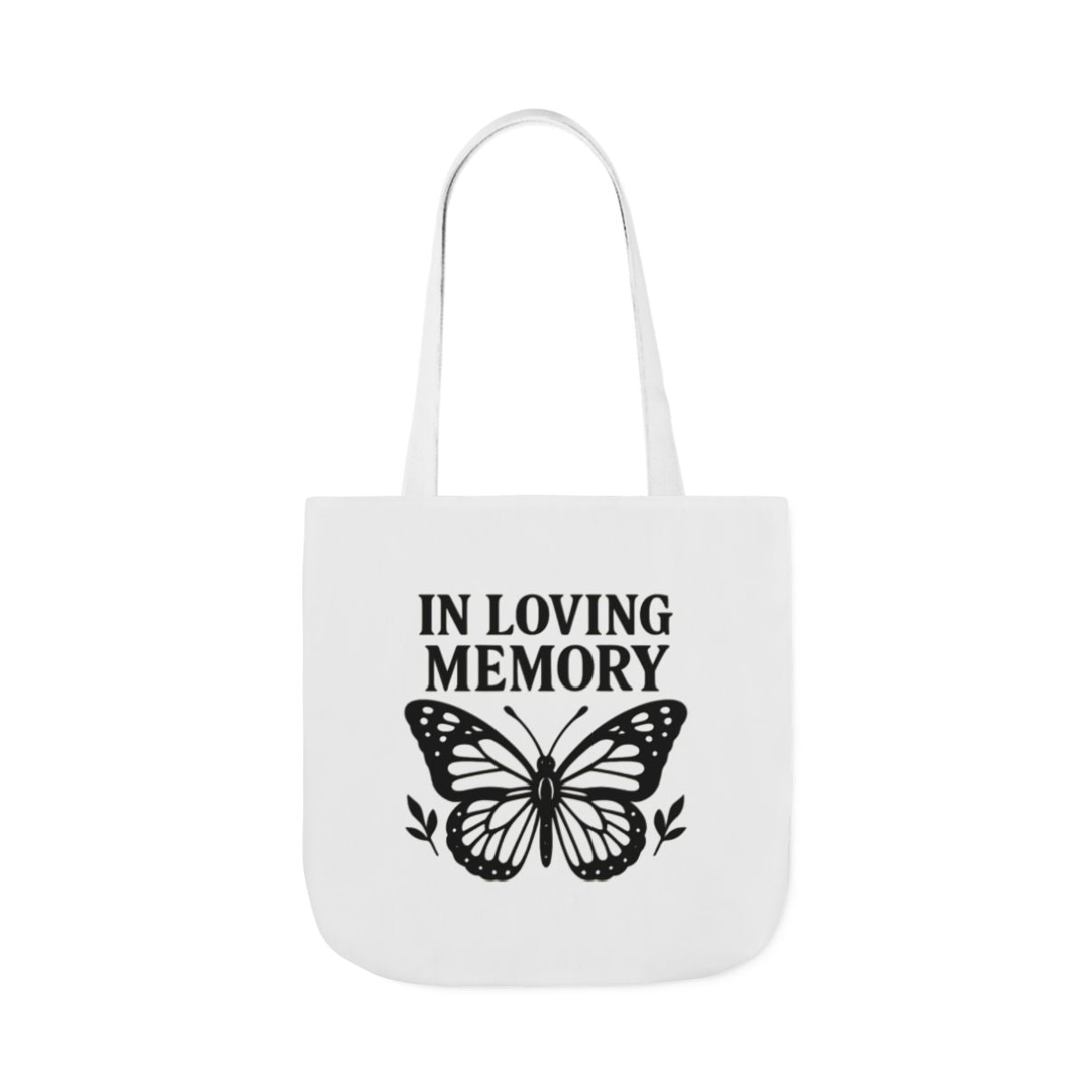 Butterfly Memorial Tote Bag, In Loving Memory Gift, Funeral Remembrance, Celebration of Life, Sympathy Gift for Loss