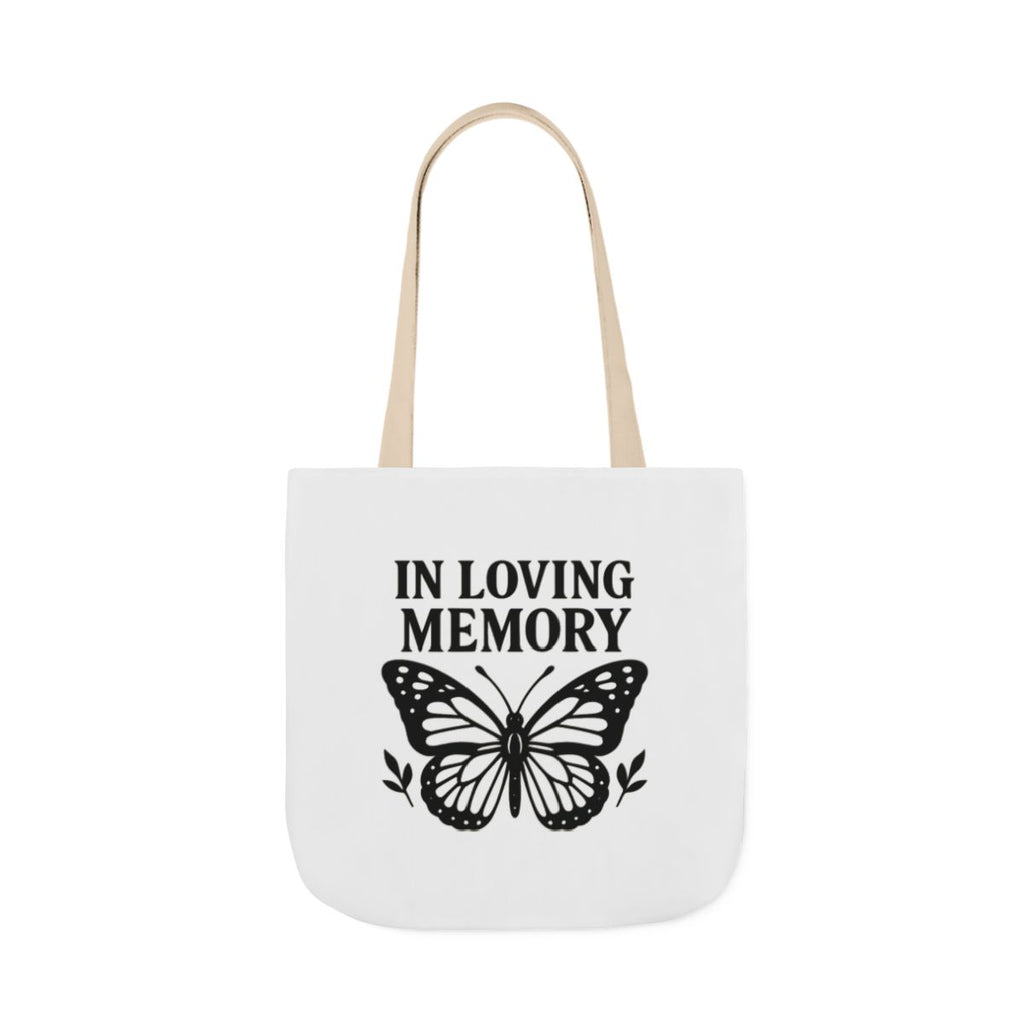 Butterfly Memorial Tote Bag, In Loving Memory Gift, Funeral Remembrance, Celebration of Life, Sympathy Gift for Loss