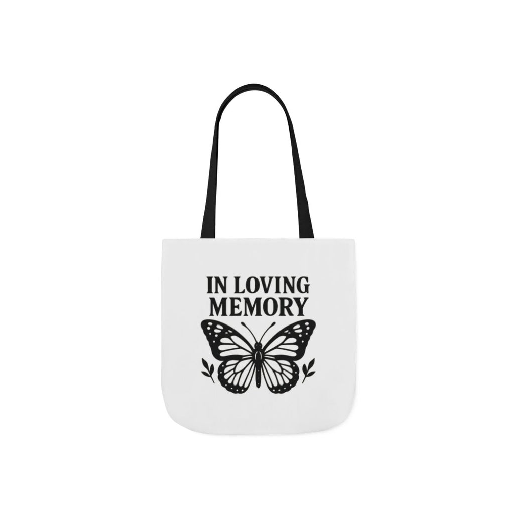 Butterfly Memorial Tote Bag, In Loving Memory Gift, Funeral Remembrance, Celebration of Life, Sympathy Gift for Loss