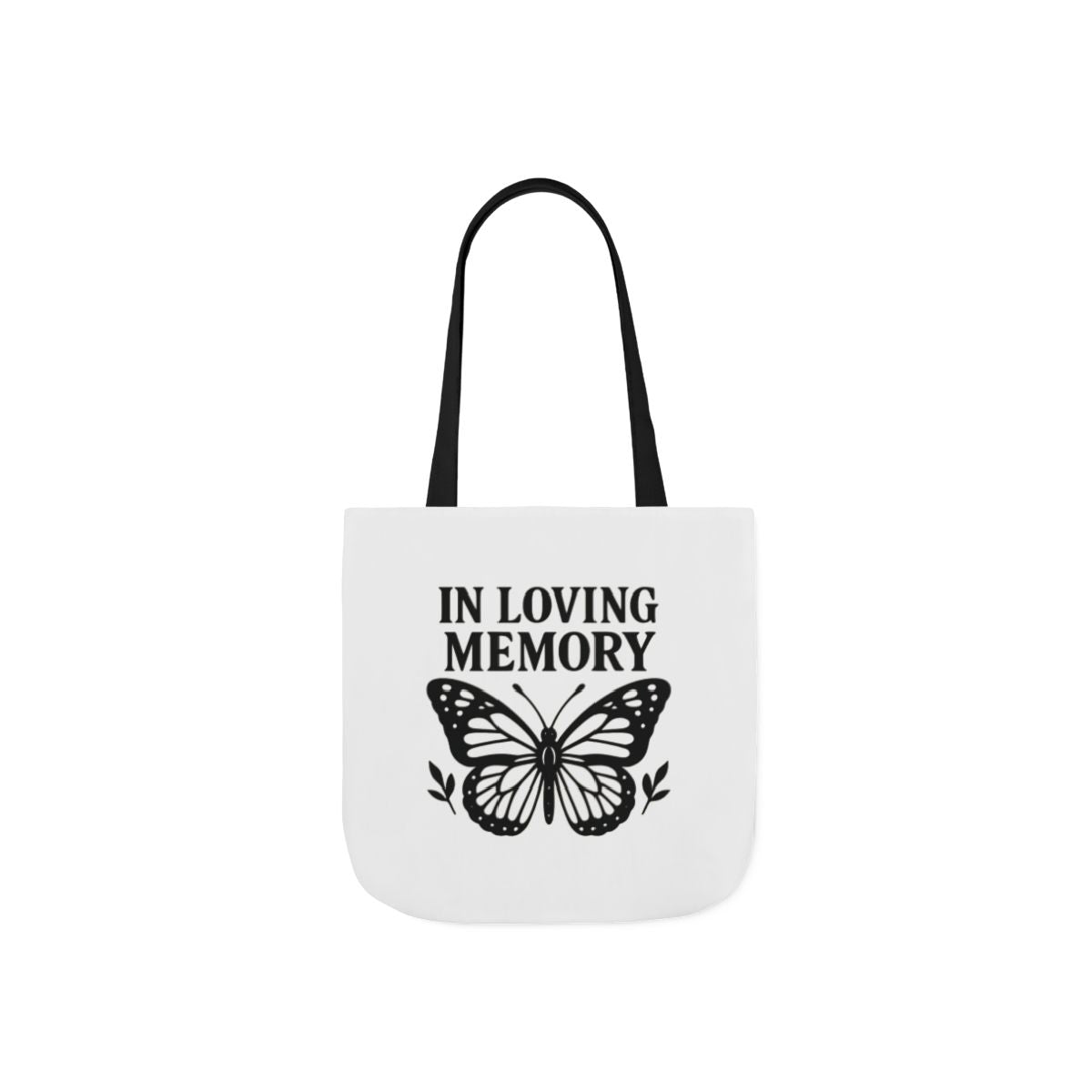 Butterfly Memorial Tote Bag, In Loving Memory Gift, Funeral Remembrance, Celebration of Life, Sympathy Gift for Loss