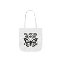 Butterfly Memorial Tote Bag, In Loving Memory Gift, Funeral Remembrance, Celebration of Life, Sympathy Gift for Loss