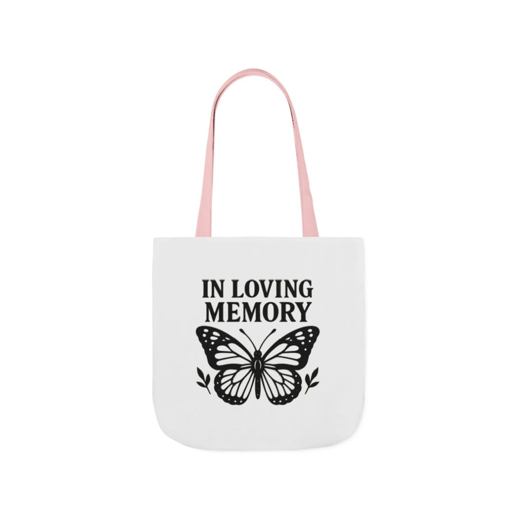 Butterfly Memorial Tote Bag, In Loving Memory Gift, Funeral Remembrance, Celebration of Life, Sympathy Gift for Loss
