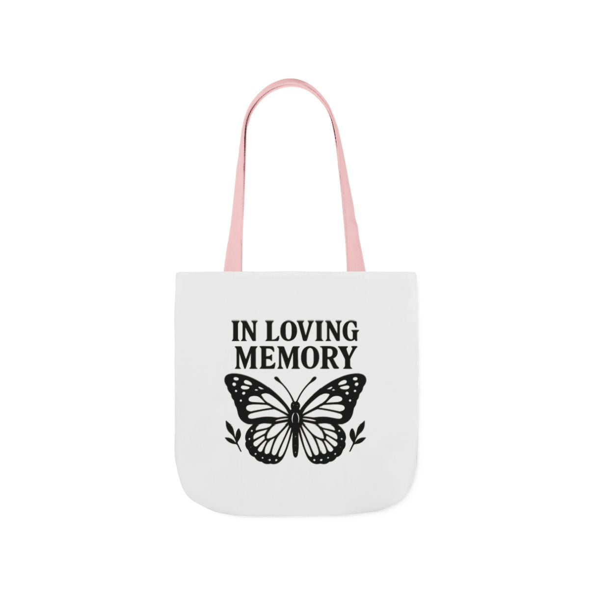 Butterfly Memorial Tote Bag, In Loving Memory Gift, Funeral Remembrance, Celebration of Life, Sympathy Gift for Loss