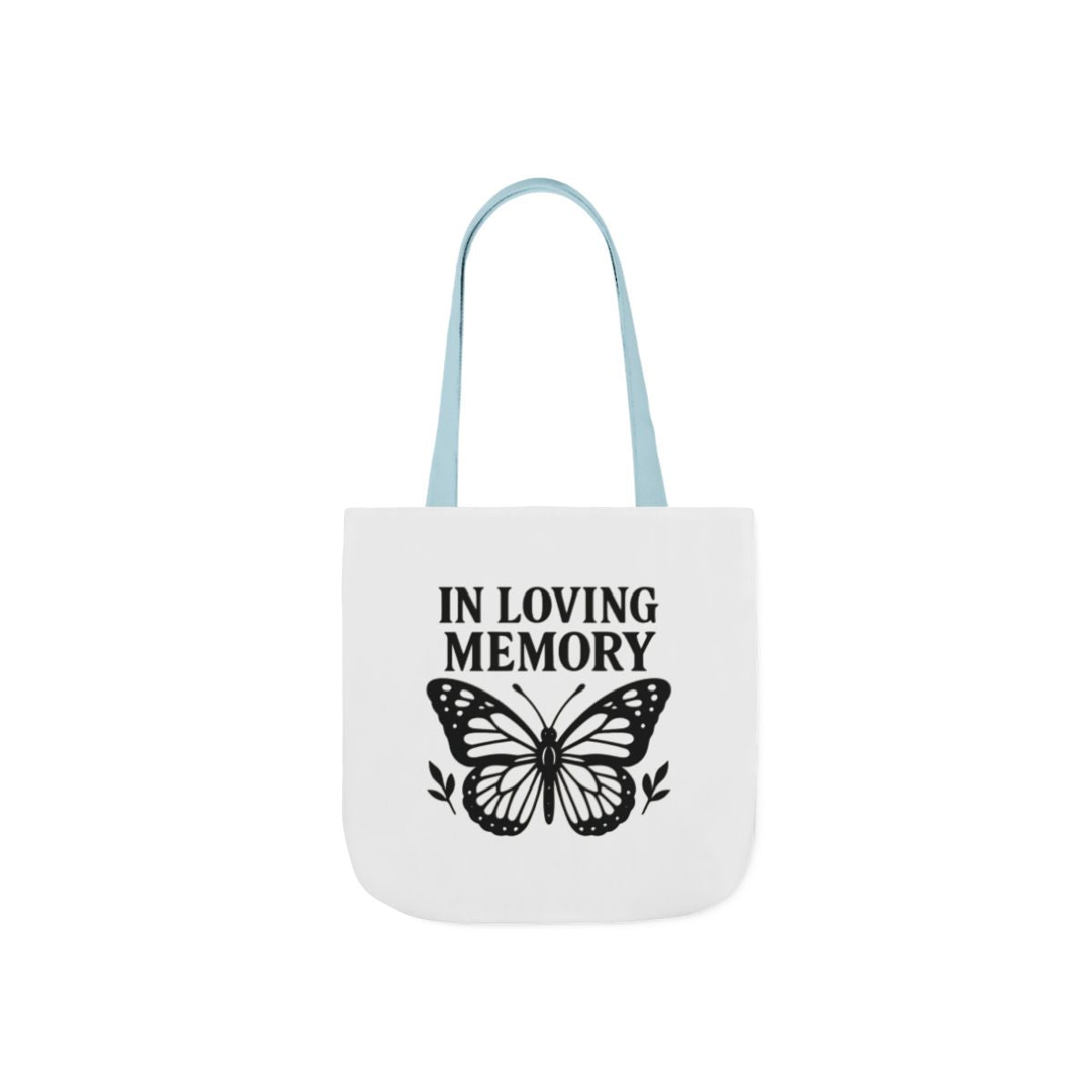 Butterfly Memorial Tote Bag, In Loving Memory Gift, Funeral Remembrance, Celebration of Life, Sympathy Gift for Loss