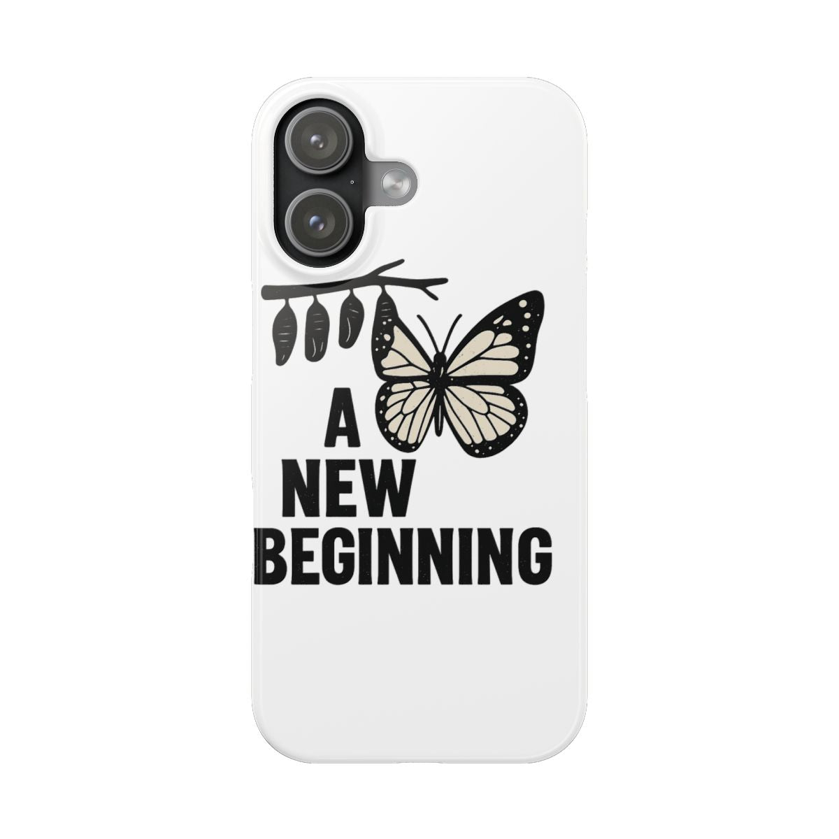 Butterfly Transformation Memorial Phone Case