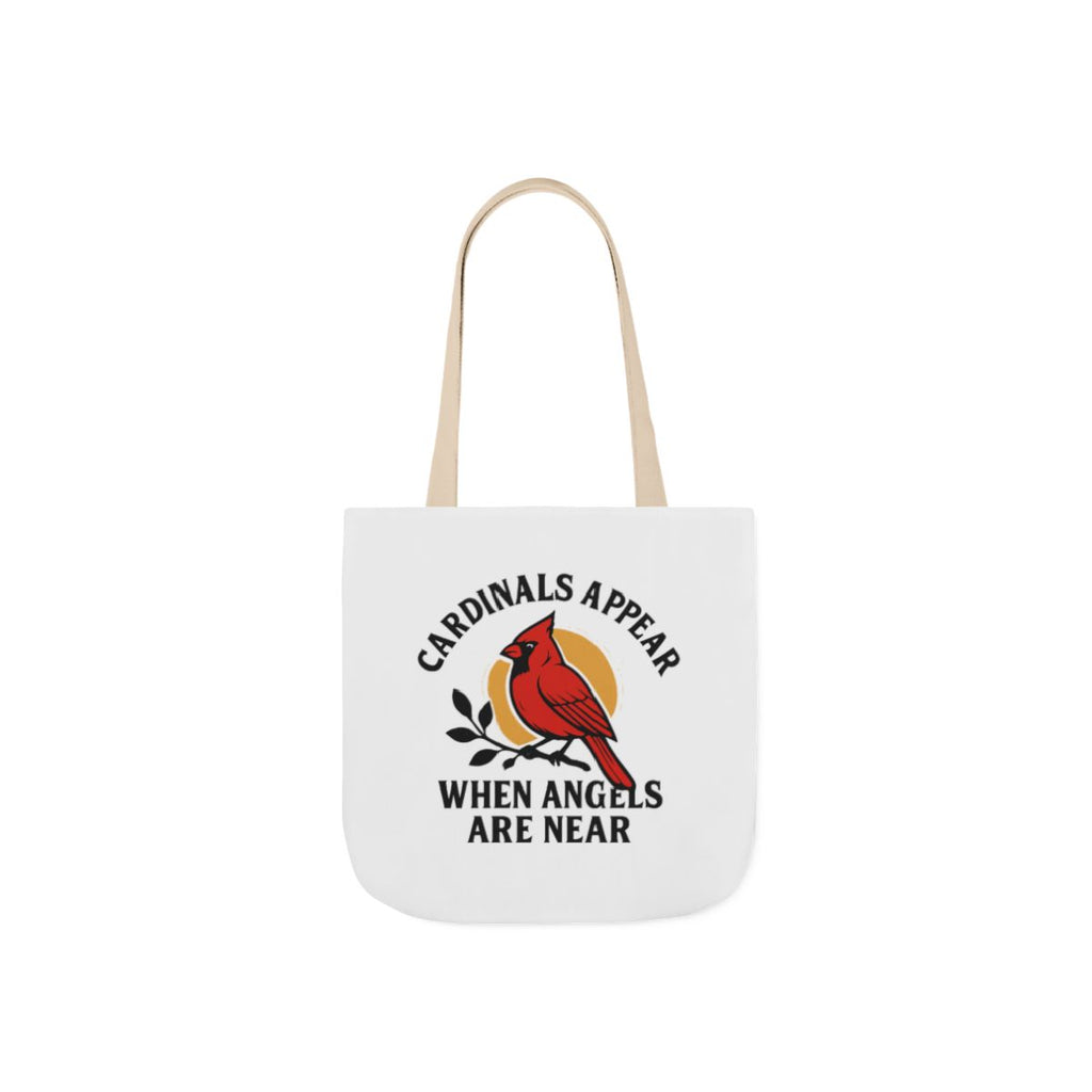 Cardinal Visitor Tote Bag, Cardinals Appear When Angels Are Near, Memorial Gift for Loss of Loved One, Sympathy Gift Mom