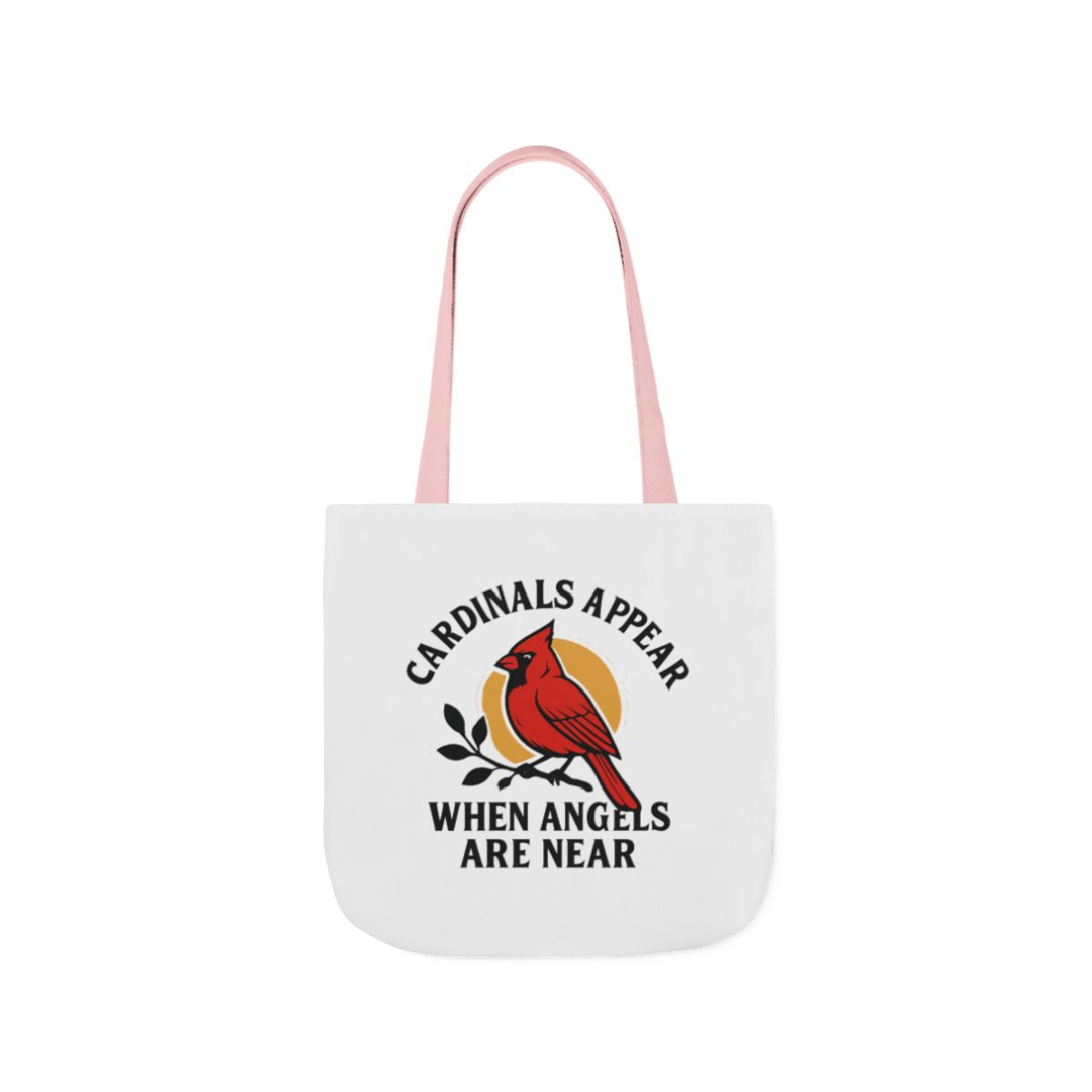 Cardinal Visitor Tote Bag, Cardinals Appear When Angels Are Near, Memorial Gift for Loss of Loved One, Sympathy Gift Mom