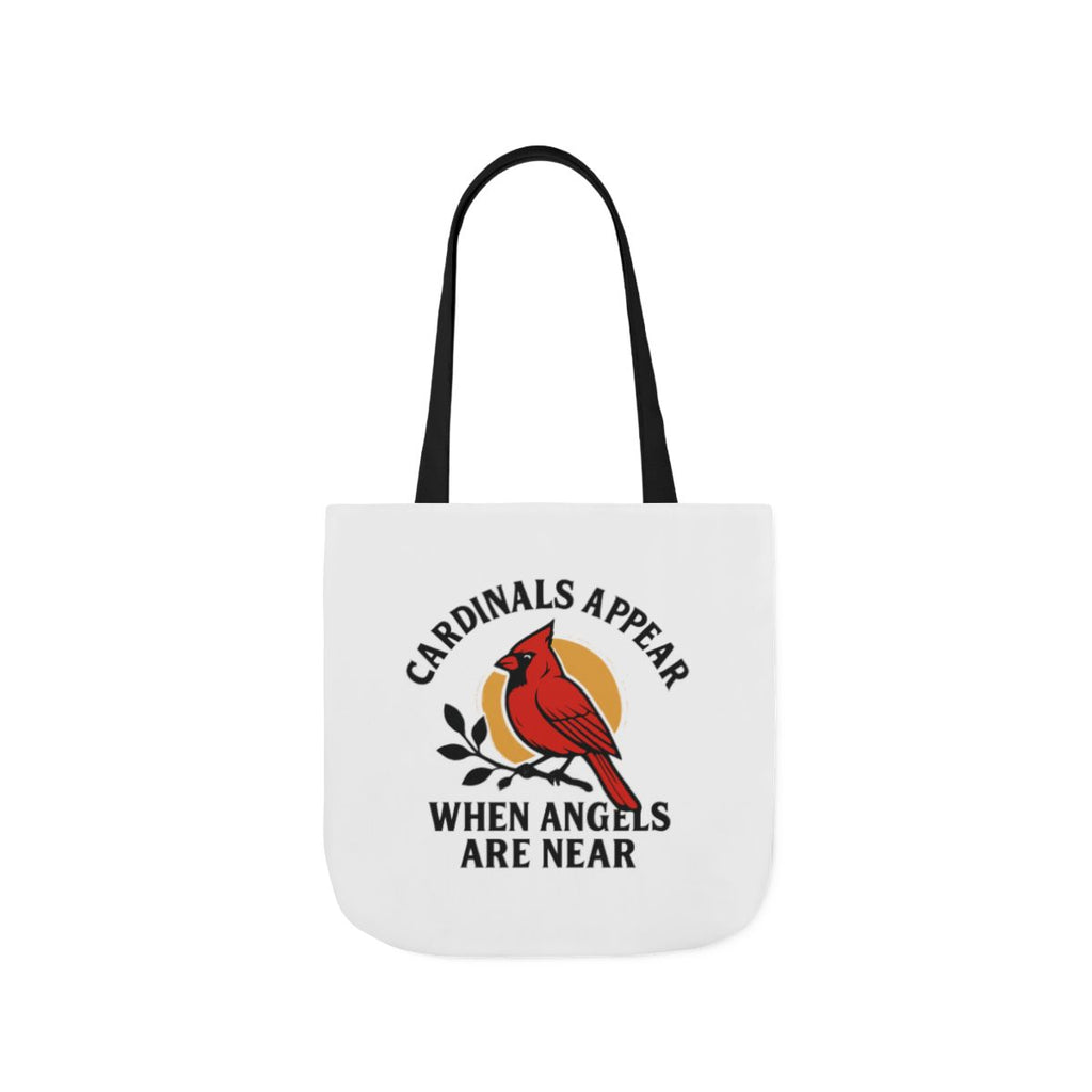 Cardinal Visitor Tote Bag, Cardinals Appear When Angels Are Near, Memorial Gift for Loss of Loved One, Sympathy Gift Mom