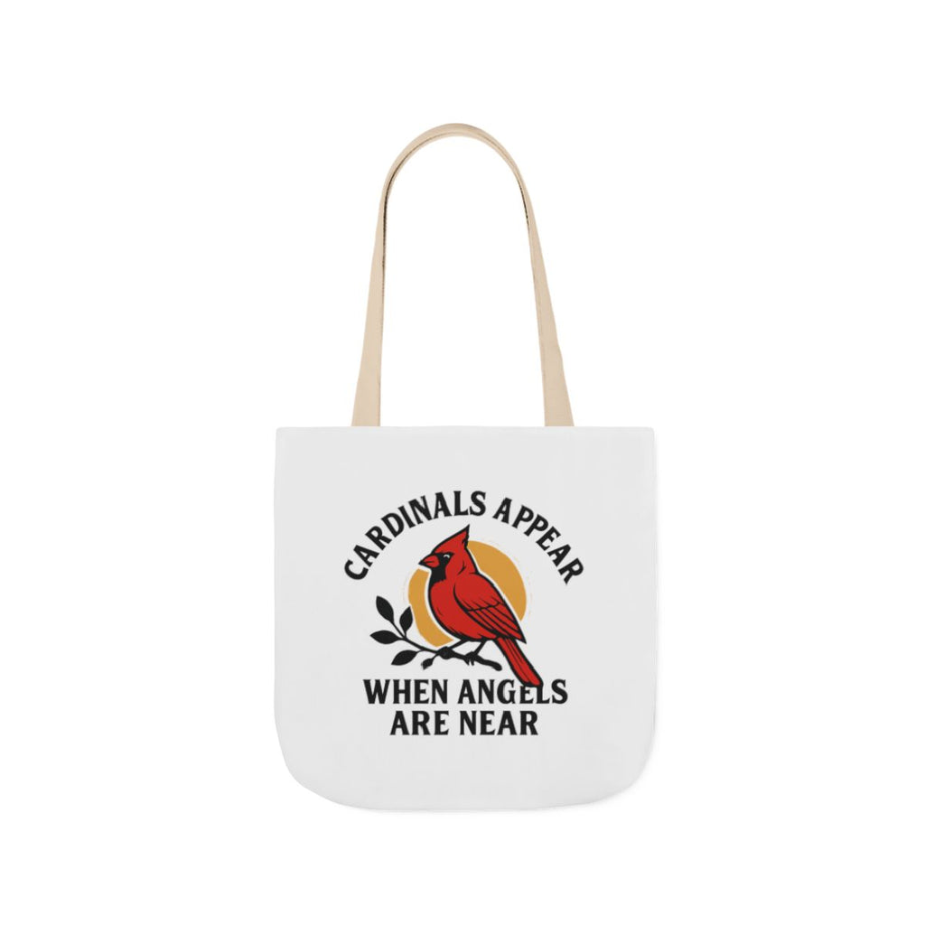 Cardinal Visitor Tote Bag, Cardinals Appear When Angels Are Near, Memorial Gift for Loss of Loved One, Sympathy Gift Mom
