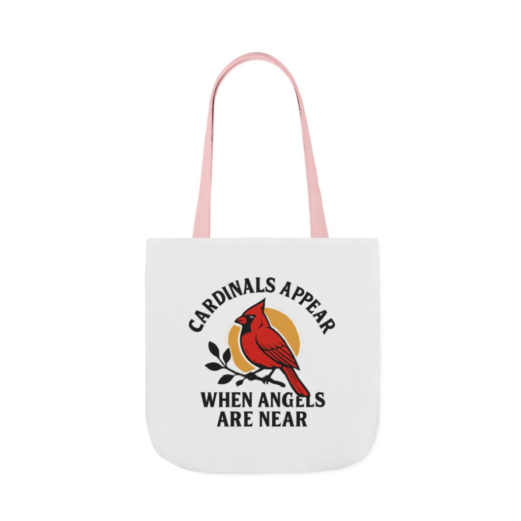 Cardinal Visitor Tote Bag, Cardinals Appear When Angels Are Near, Memorial Gift for Loss of Loved One, Sympathy Gift Mom