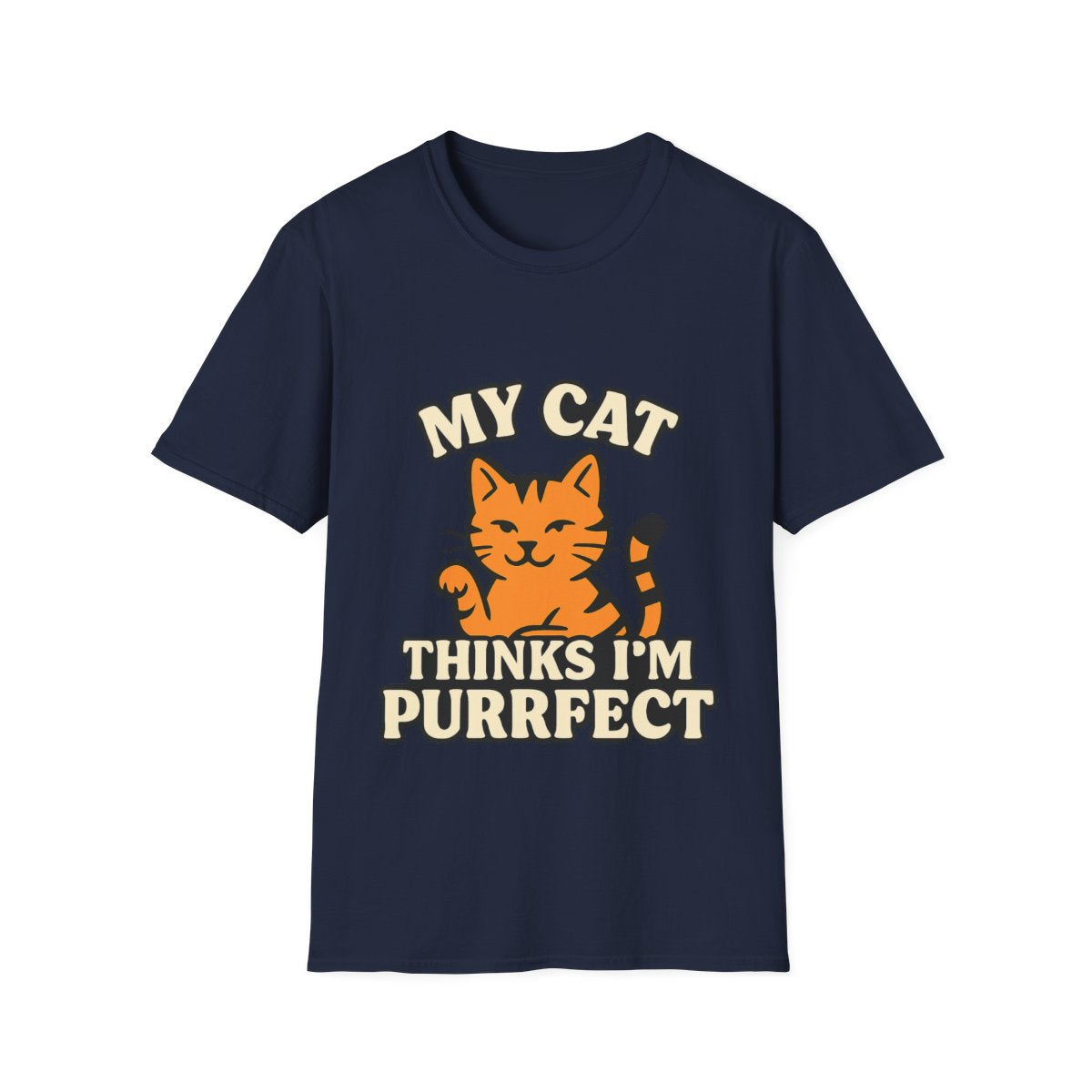 Cat Lover Shirt, My Cat Thinks I'm Purrfect T-Shirt, Funny Cat Owner Gift, Cat Mom Tee, Cat Dad Shirt, Crazy Cat Lady