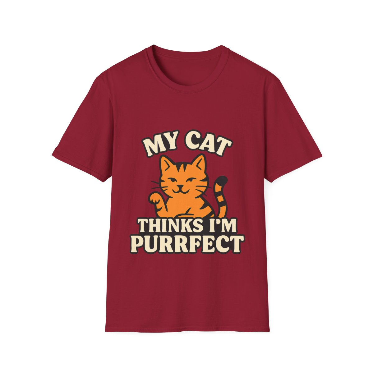 Cat Lover Shirt, My Cat Thinks I'm Purrfect T-Shirt, Funny Cat Owner Gift, Cat Mom Tee, Cat Dad Shirt, Crazy Cat Lady