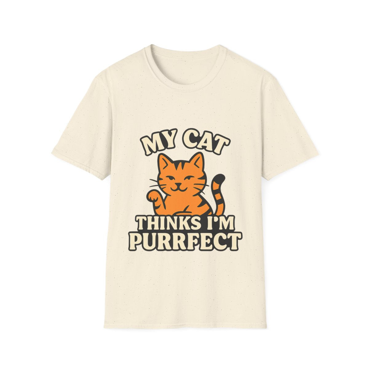Cat Lover Shirt, My Cat Thinks I'm Purrfect T-Shirt, Funny Cat Owner Gift, Cat Mom Tee, Cat Dad Shirt, Crazy Cat Lady