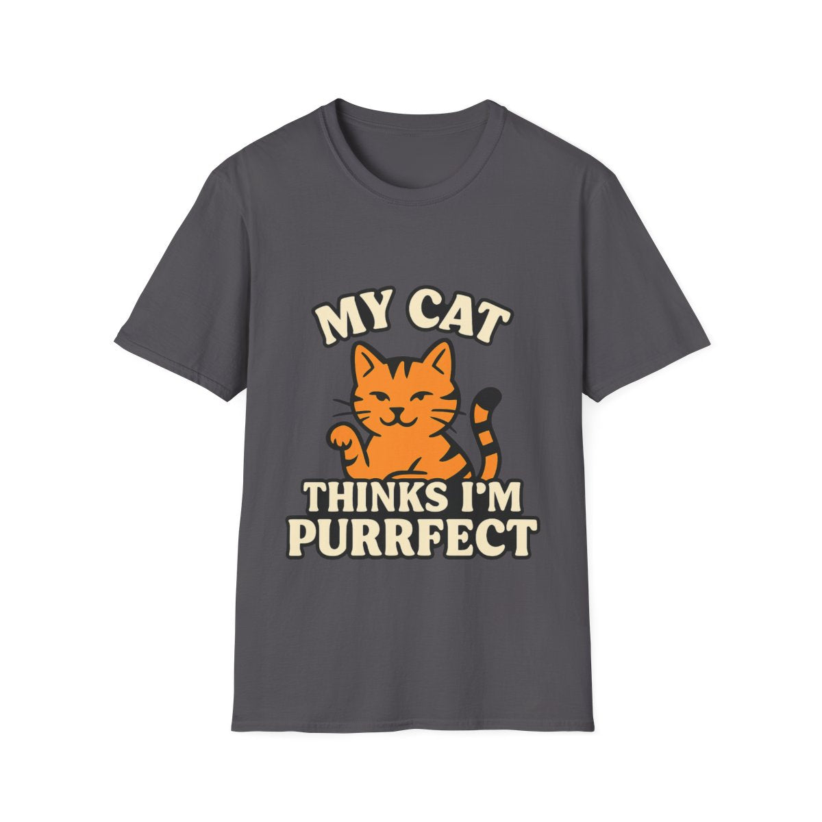 Cat Lover Shirt, My Cat Thinks I'm Purrfect T-Shirt, Funny Cat Owner Gift, Cat Mom Tee, Cat Dad Shirt, Crazy Cat Lady