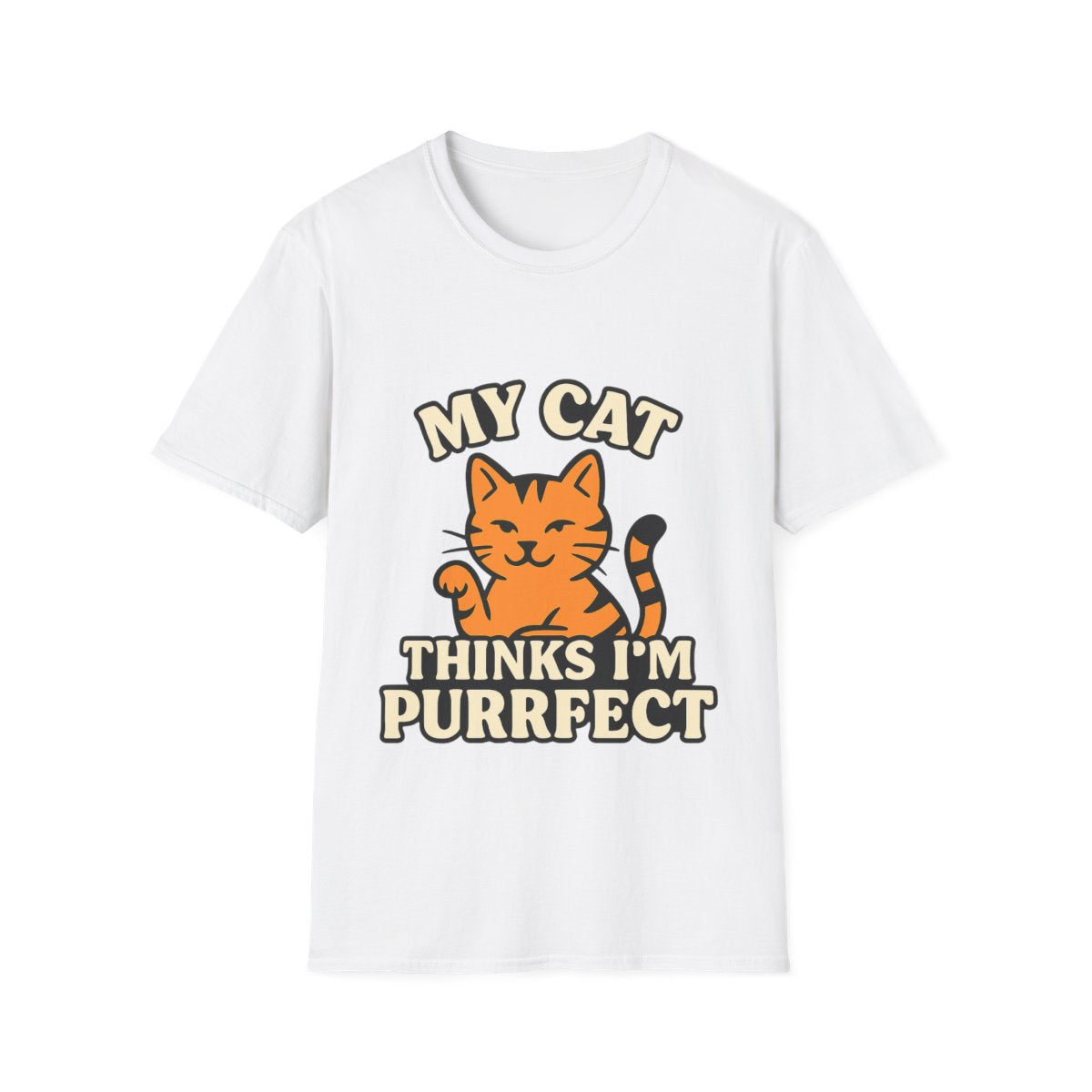 Cat Lover Shirt, My Cat Thinks I'm Purrfect T-Shirt, Funny Cat Owner Gift, Cat Mom Tee, Cat Dad Shirt, Crazy Cat Lady