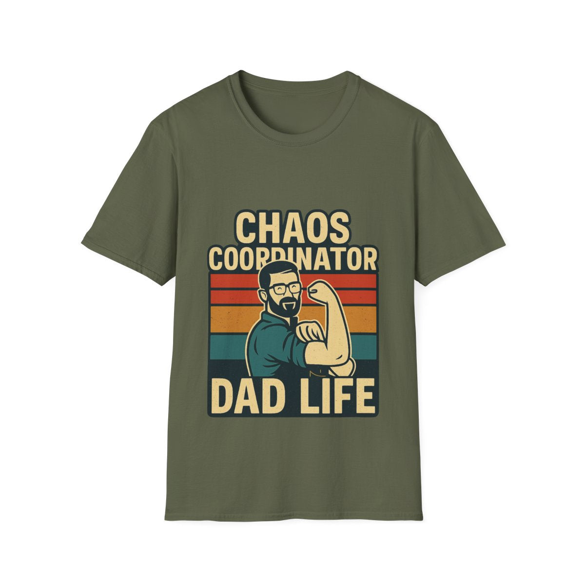 Chaos Coordinator Dad Life Shirt, Funny Dad Tshirt, Father's Day Gift, Vintage Retro Dad Shirt, Gift for Dad from Kids