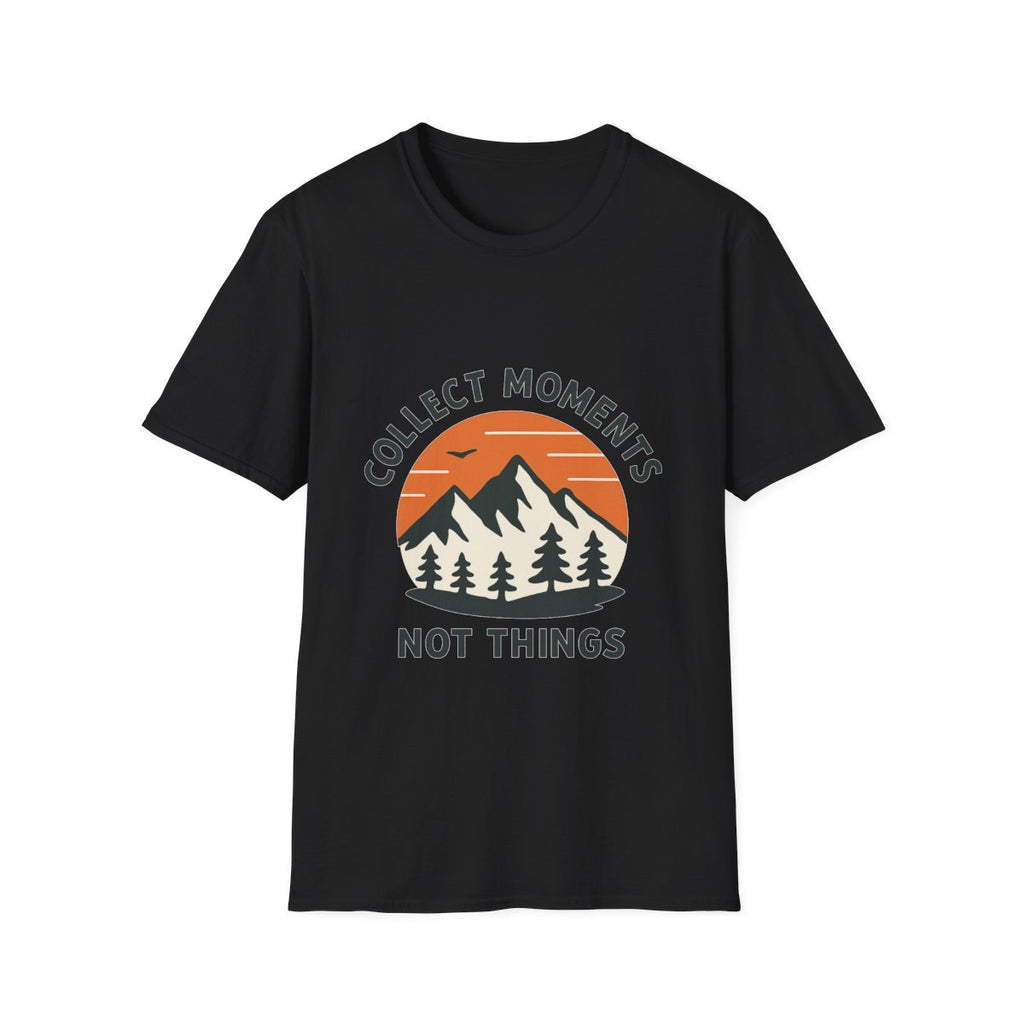 Collect Moments Not Things Mountain Sunset T-Shirt