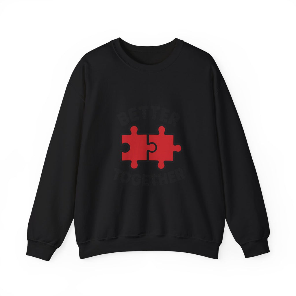Couple Sweatshirt Better Together Puzzle Pieces Matching Sweatshirts Anniversary Gift for Couples Relationship Gift Valentine's Day