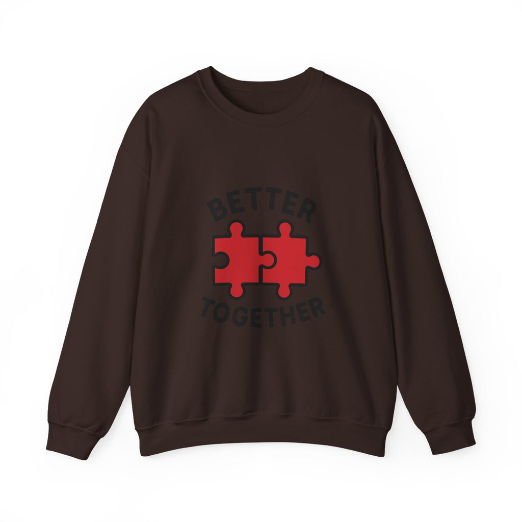 Couple Sweatshirt Better Together Puzzle Pieces Matching Sweatshirts Anniversary Gift for Couples Relationship Gift Valentine's Day