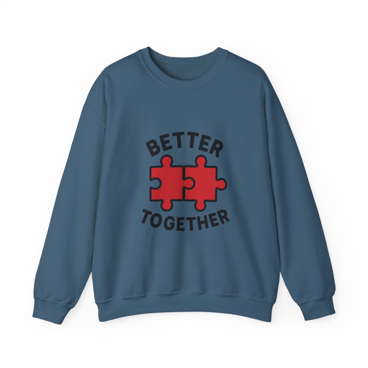 Couple Sweatshirt Better Together Puzzle Pieces Matching Sweatshirts Anniversary Gift for Couples Relationship Gift Valentine's Day