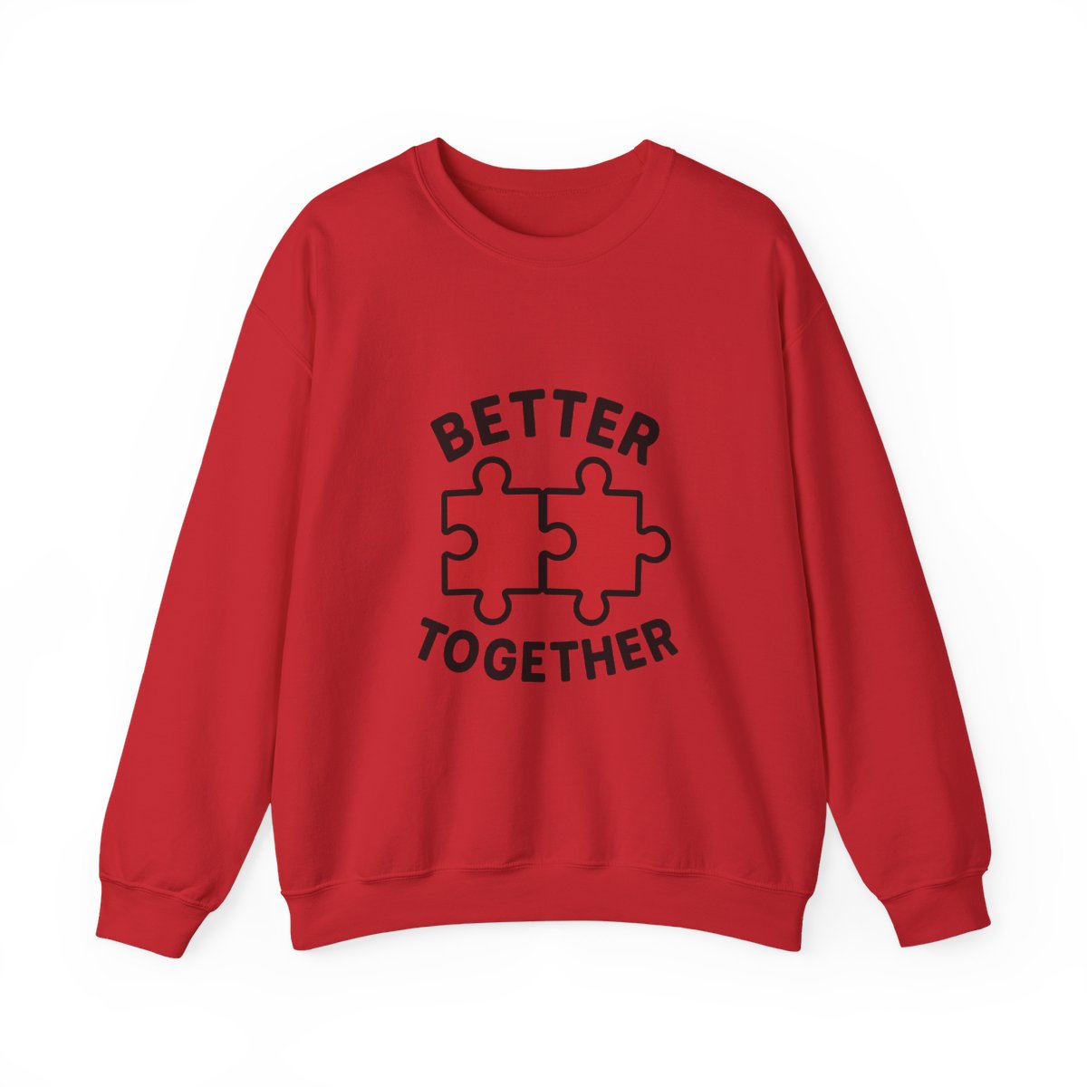 Couple Sweatshirt Better Together Puzzle Pieces Matching Sweatshirts Anniversary Gift for Couples Relationship Gift Valentine's Day
