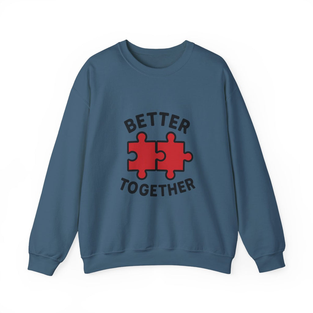 Couple Sweatshirt Better Together Puzzle Pieces Matching Sweatshirts Anniversary Gift for Couples Relationship Gift Valentine's Day