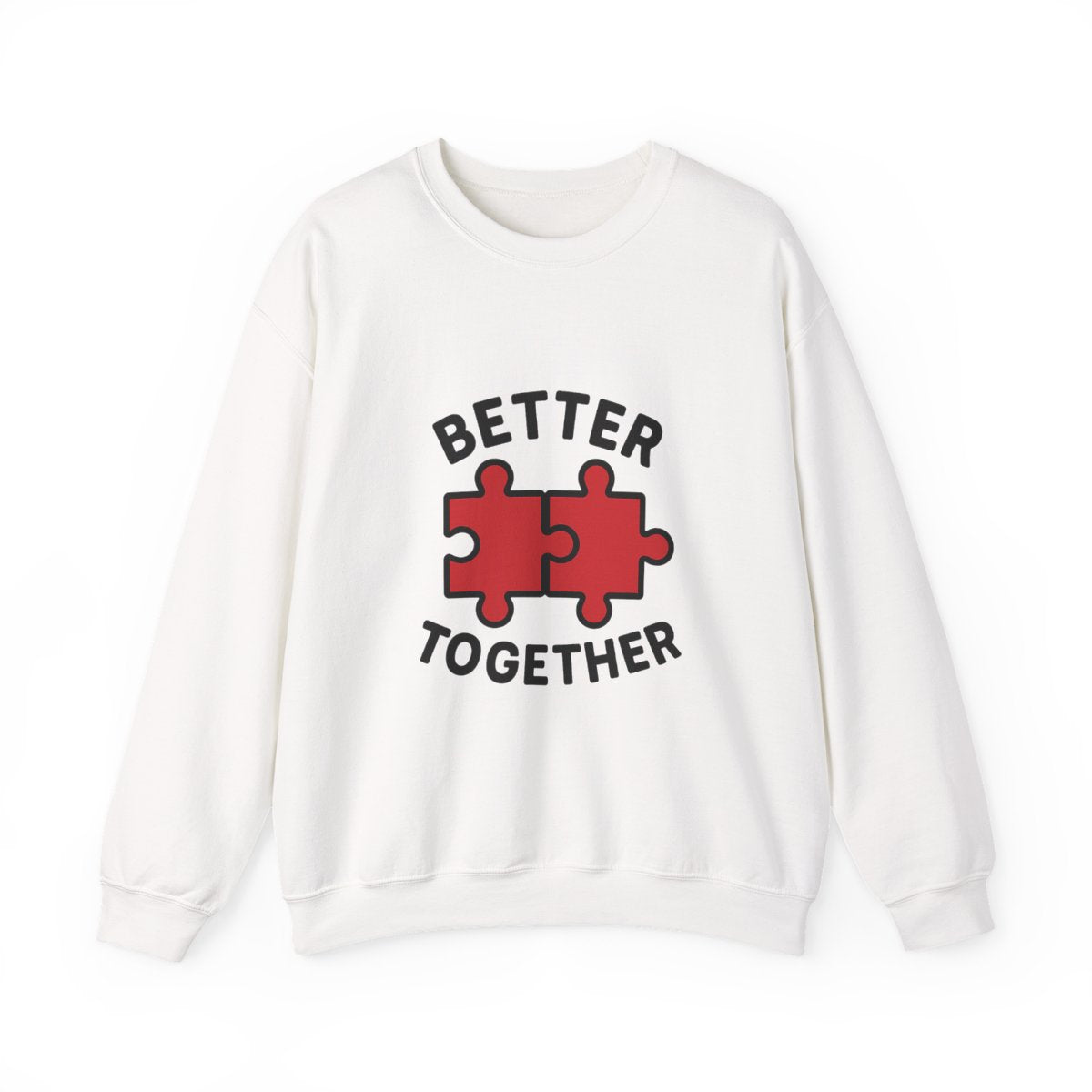 Couple Sweatshirt Better Together Puzzle Pieces Matching Sweatshirts Anniversary Gift for Couples Relationship Gift Valentine's Day