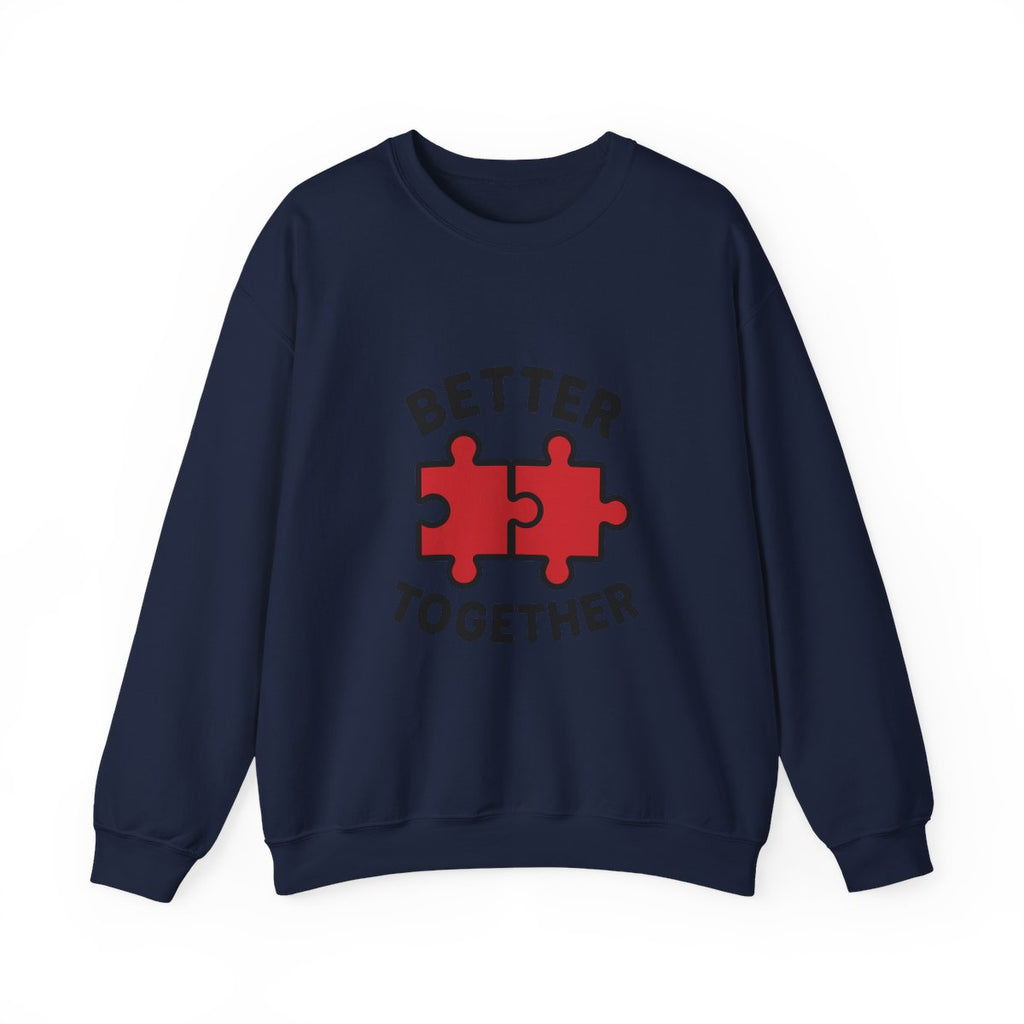 Couple Sweatshirt Better Together Puzzle Pieces Matching Sweatshirts Anniversary Gift for Couples Relationship Gift Valentine's Day