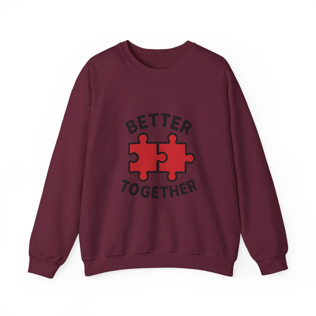 Couple Sweatshirt Better Together Puzzle Pieces Matching Sweatshirts Anniversary Gift for Couples Relationship Gift Valentine's Day