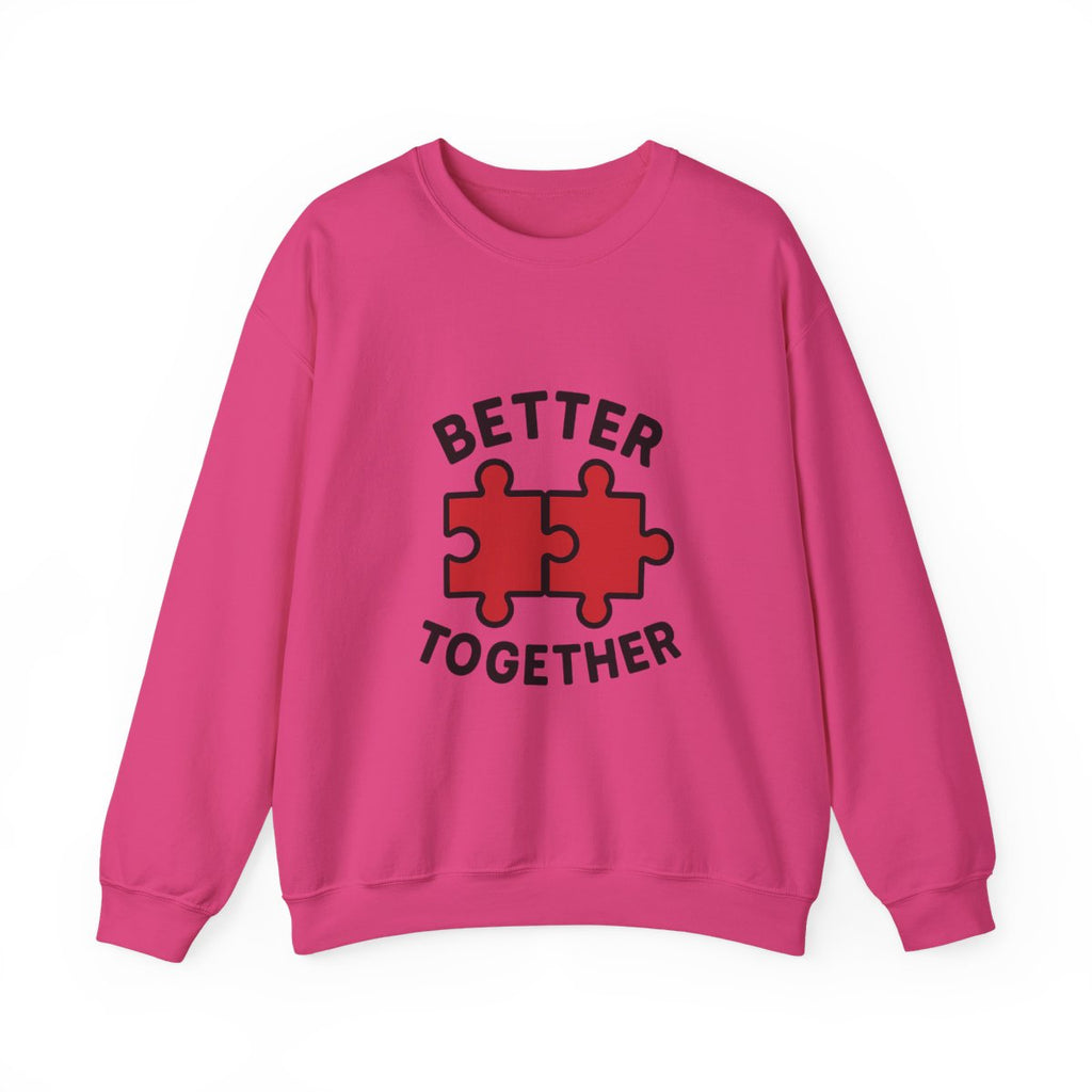 Couple Sweatshirt Better Together Puzzle Pieces Matching Sweatshirts Anniversary Gift for Couples Relationship Gift Valentine's Day