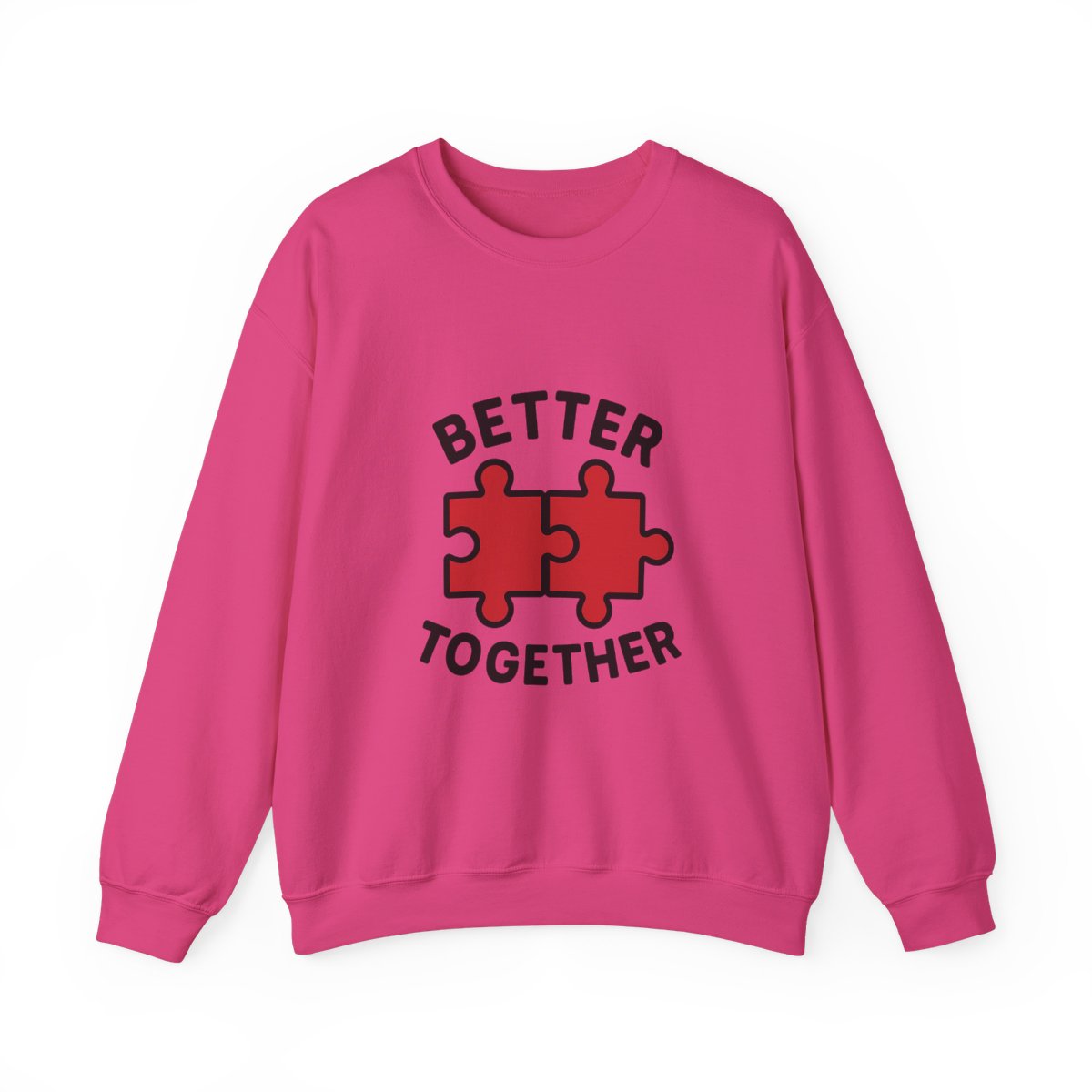 Couple Sweatshirt Better Together Puzzle Pieces Matching Sweatshirts Anniversary Gift for Couples Relationship Gift Valentine's Day