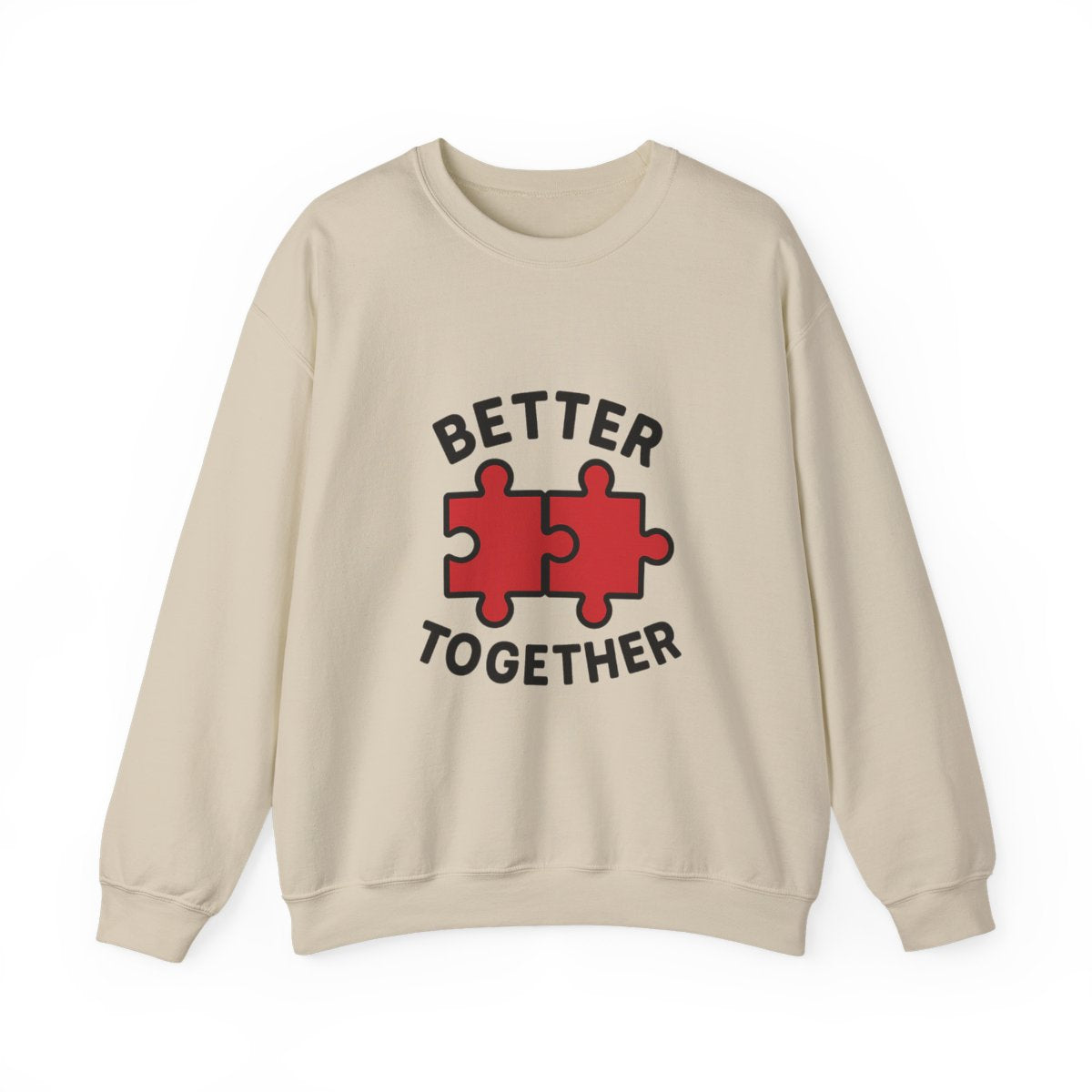 Couple Sweatshirt Better Together Puzzle Pieces Matching Sweatshirts Anniversary Gift for Couples Relationship Gift Valentine's Day