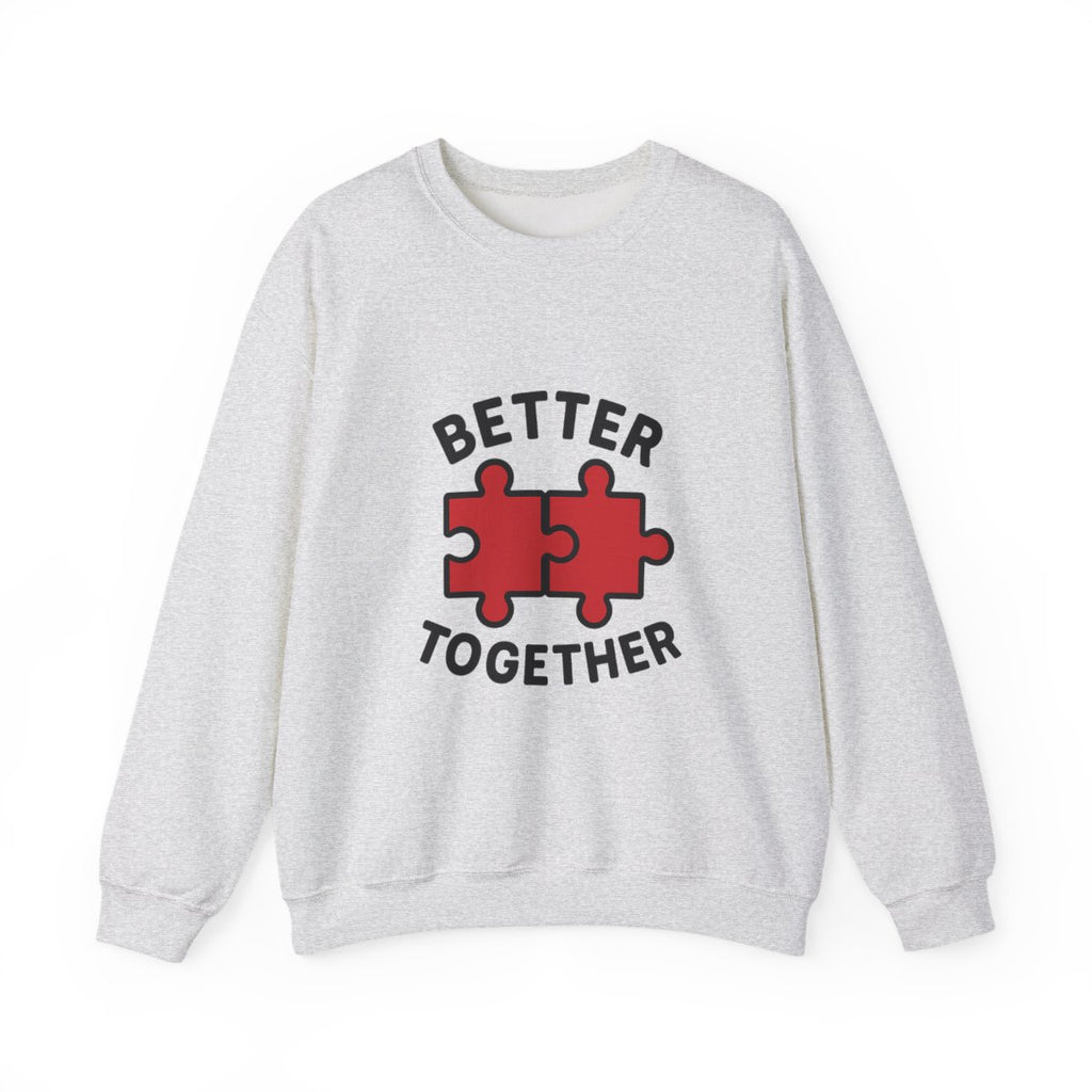 Couple Sweatshirt Better Together Puzzle Pieces Matching Sweatshirts Anniversary Gift for Couples Relationship Gift Valentine's Day