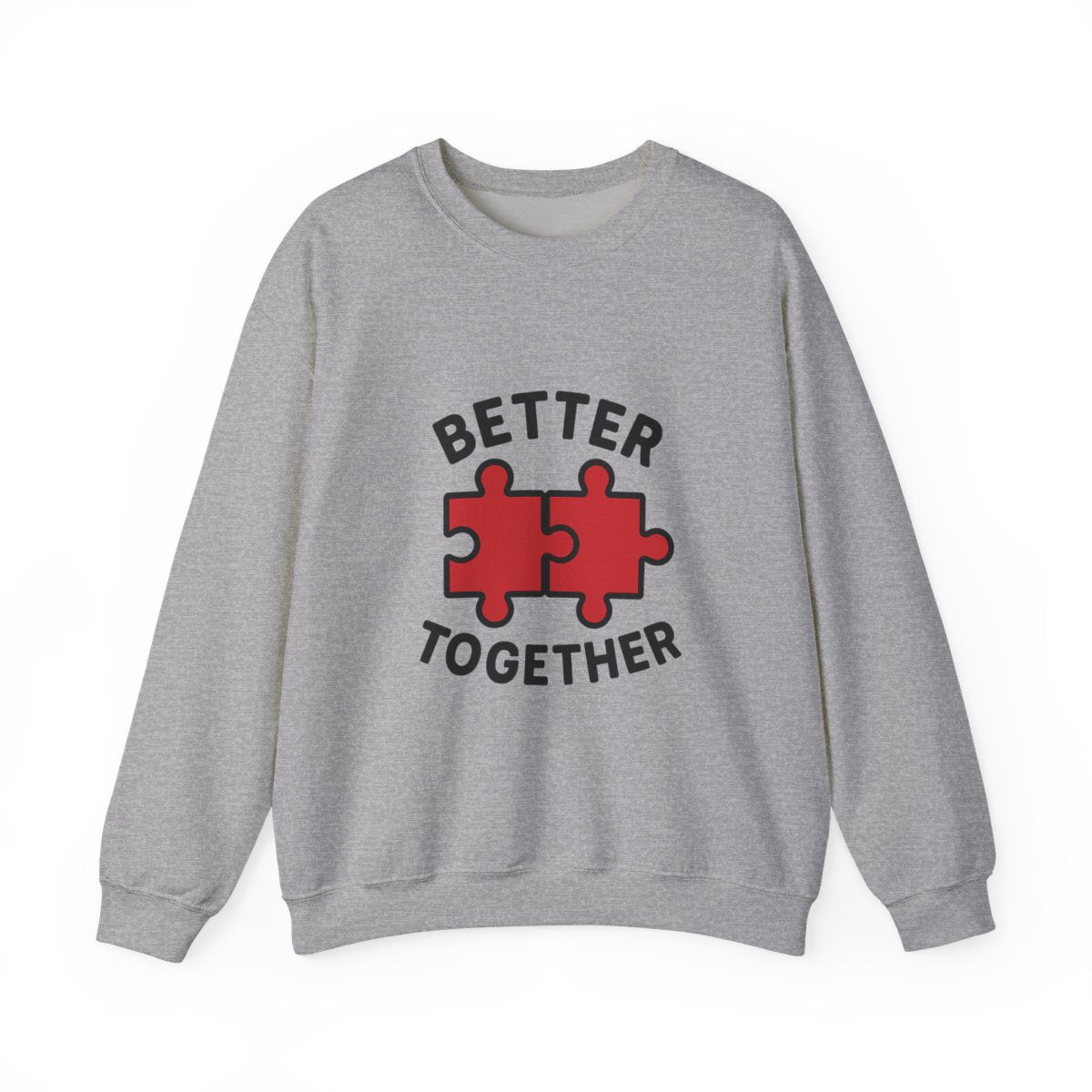 Couple Sweatshirt Better Together Puzzle Pieces Matching Sweatshirts Anniversary Gift for Couples Relationship Gift Valentine's Day