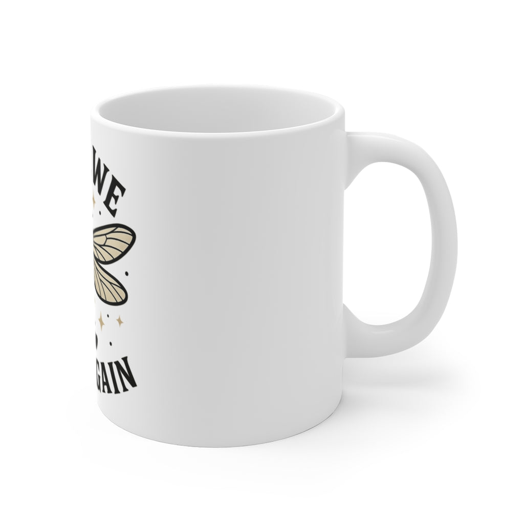 Dragonfly Memorial Mug Until We Meet Again, Sympathy Gift for Loss of Loved One, Remembrance Coffee Cup, Grief Gift for Her
