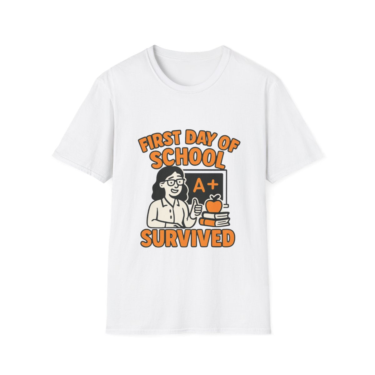 First Day of School Survived Shirt, Teacher Appreciation Gift, Back to School Teacher Shirt, Funny Teacher Tee, Parent Humor Shirt